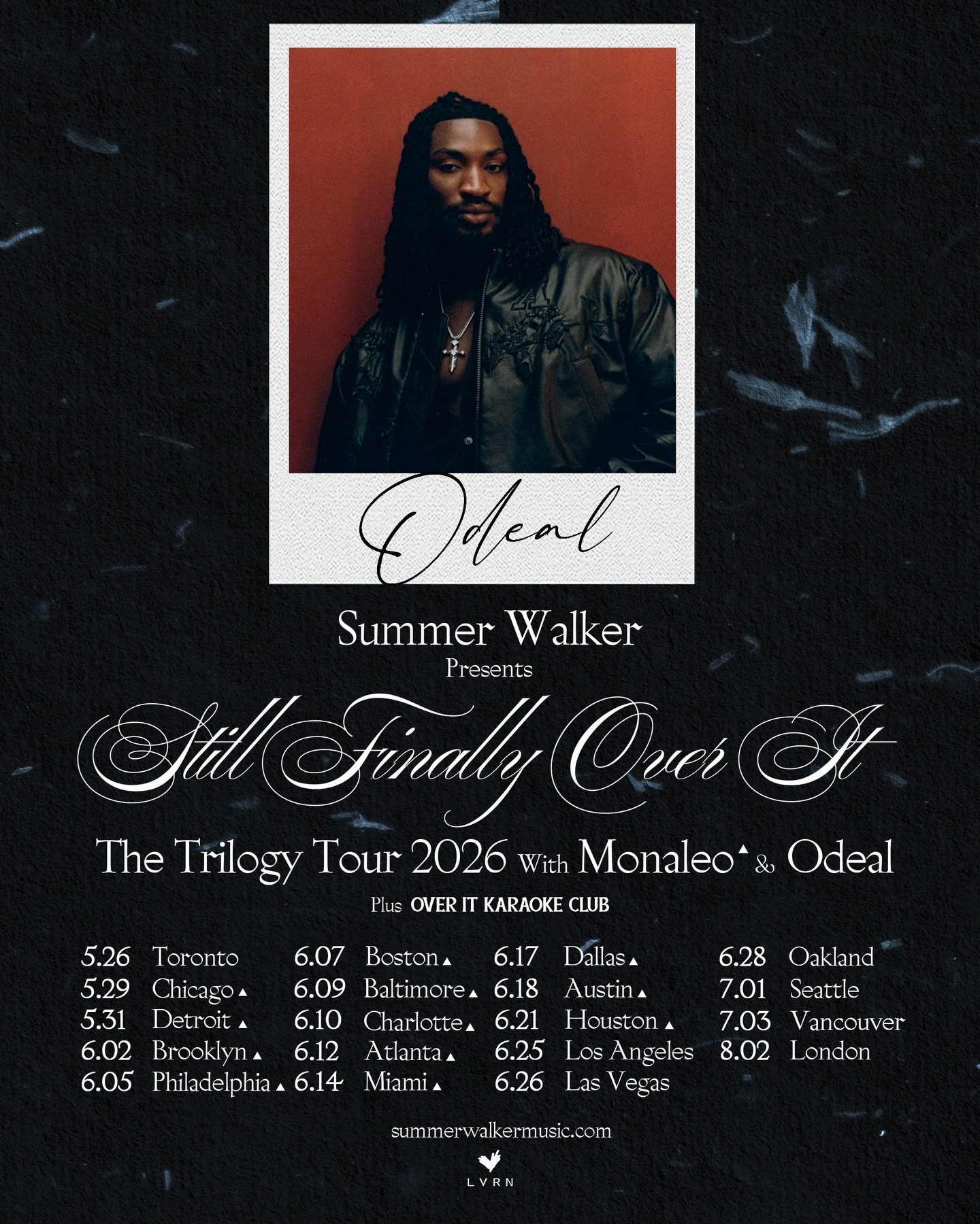 Odeal Tour Poster 2026